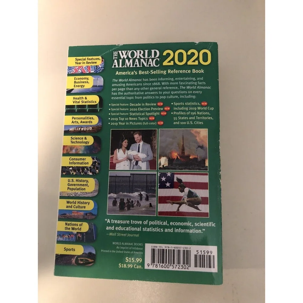 The World Almanac and Book of Facts‎ 2020 Paperback